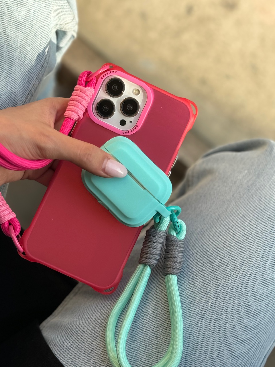 کاور ایرپاد رنگی با بند طنابی