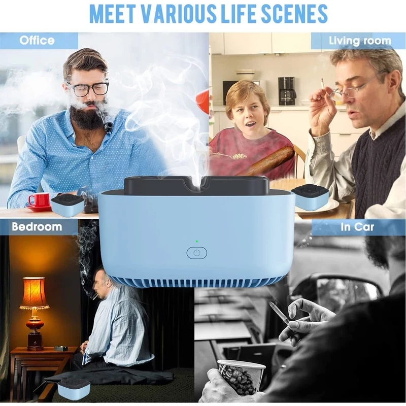 زیرسیگاری مکنده دود مربع