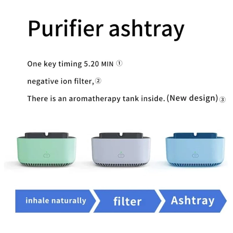 زیرسیگاری مکنده دود مربع