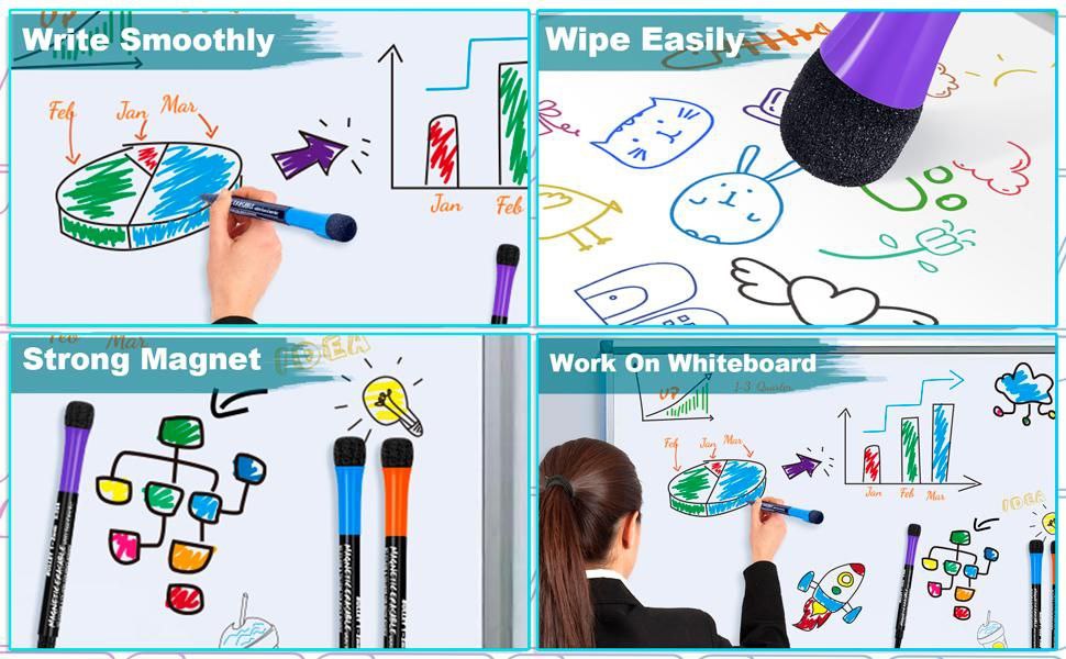 ماژیک مغناطیسی ست ۸ رنگ