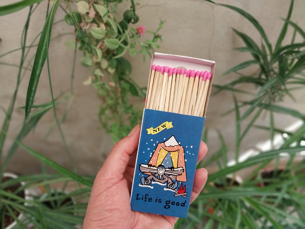 کبریت رنگی طرح زندگی