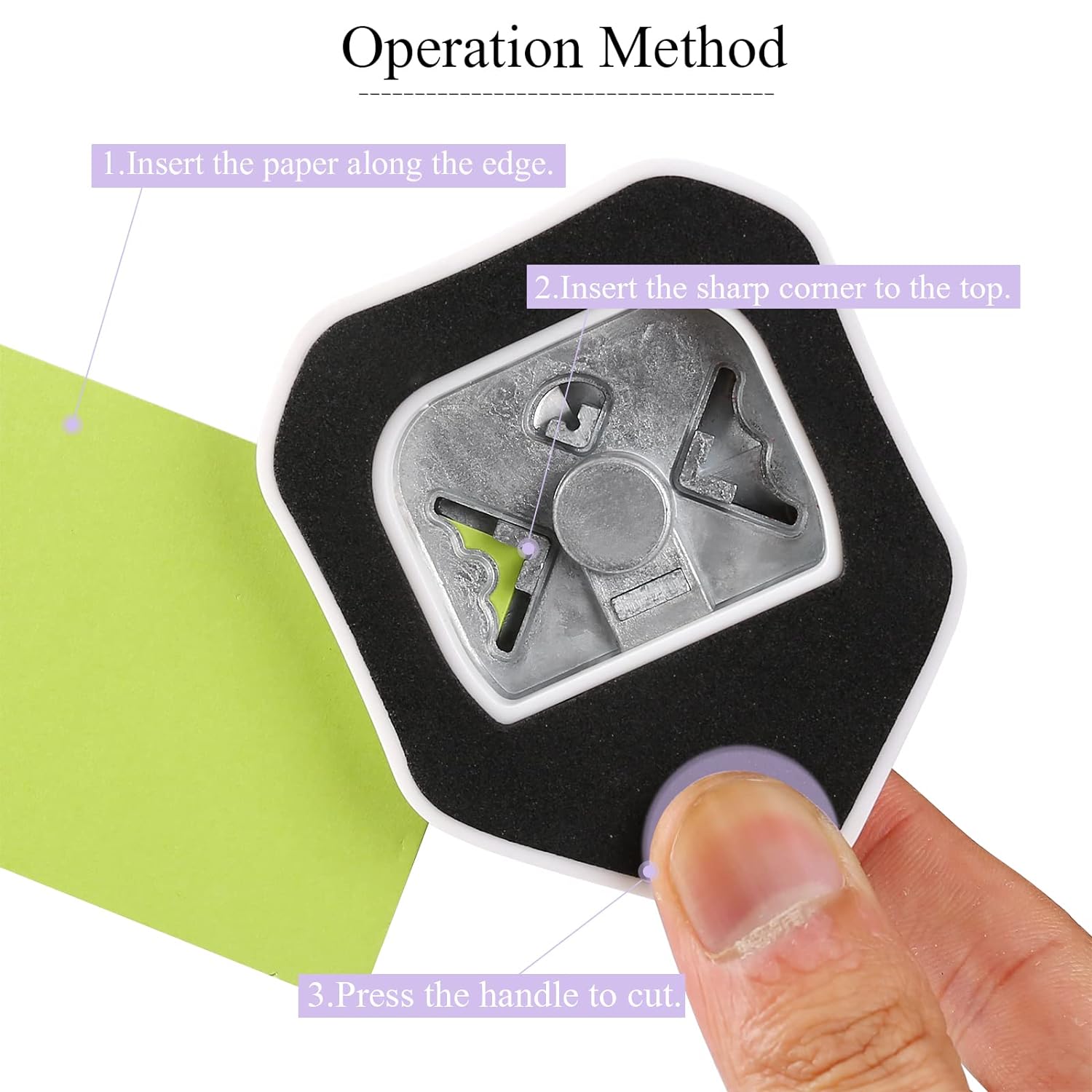 گوشه گرد کن طرحدار سه حالته