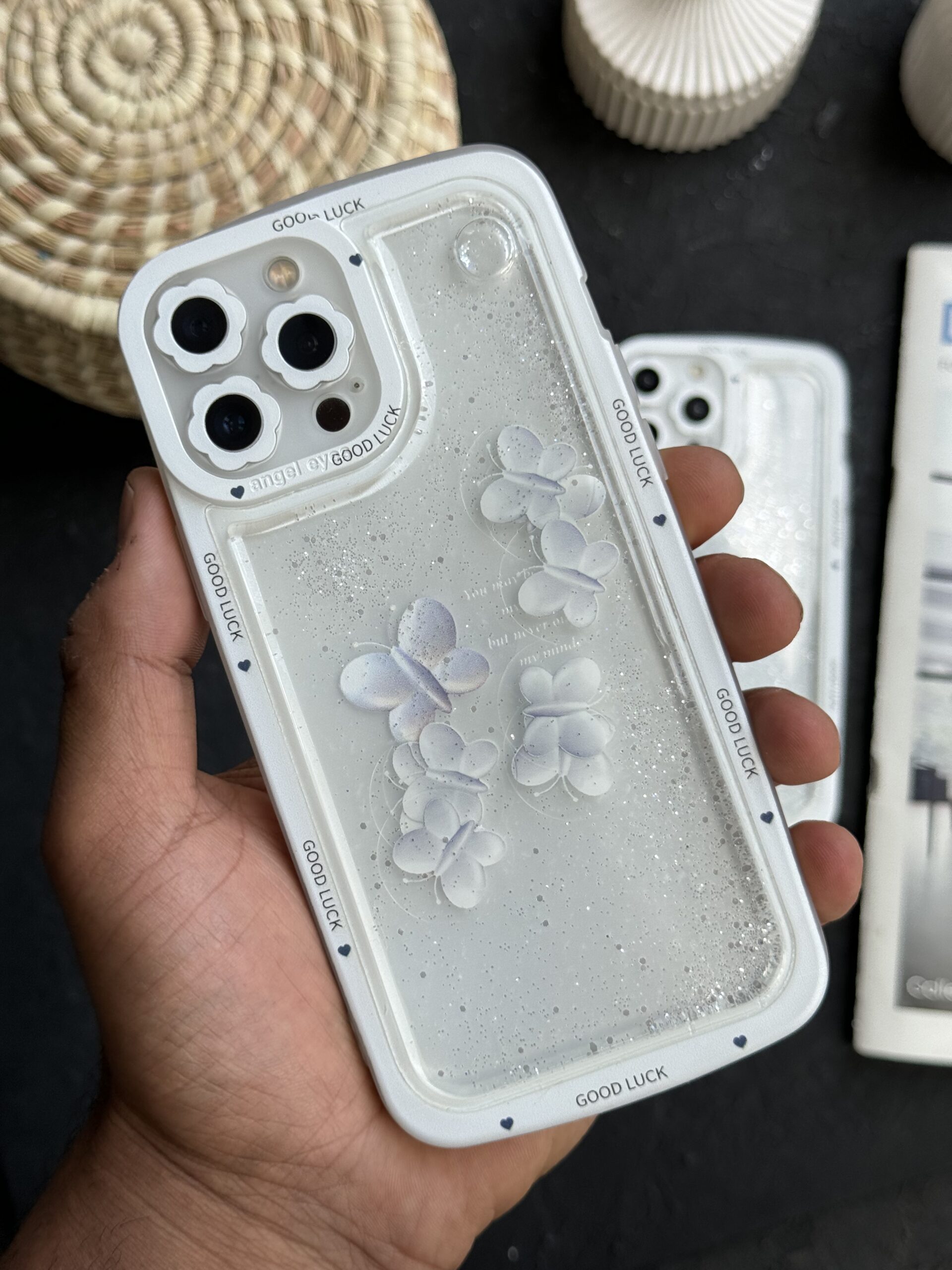 قاب موبایل پروانه متحرک آکواریومی