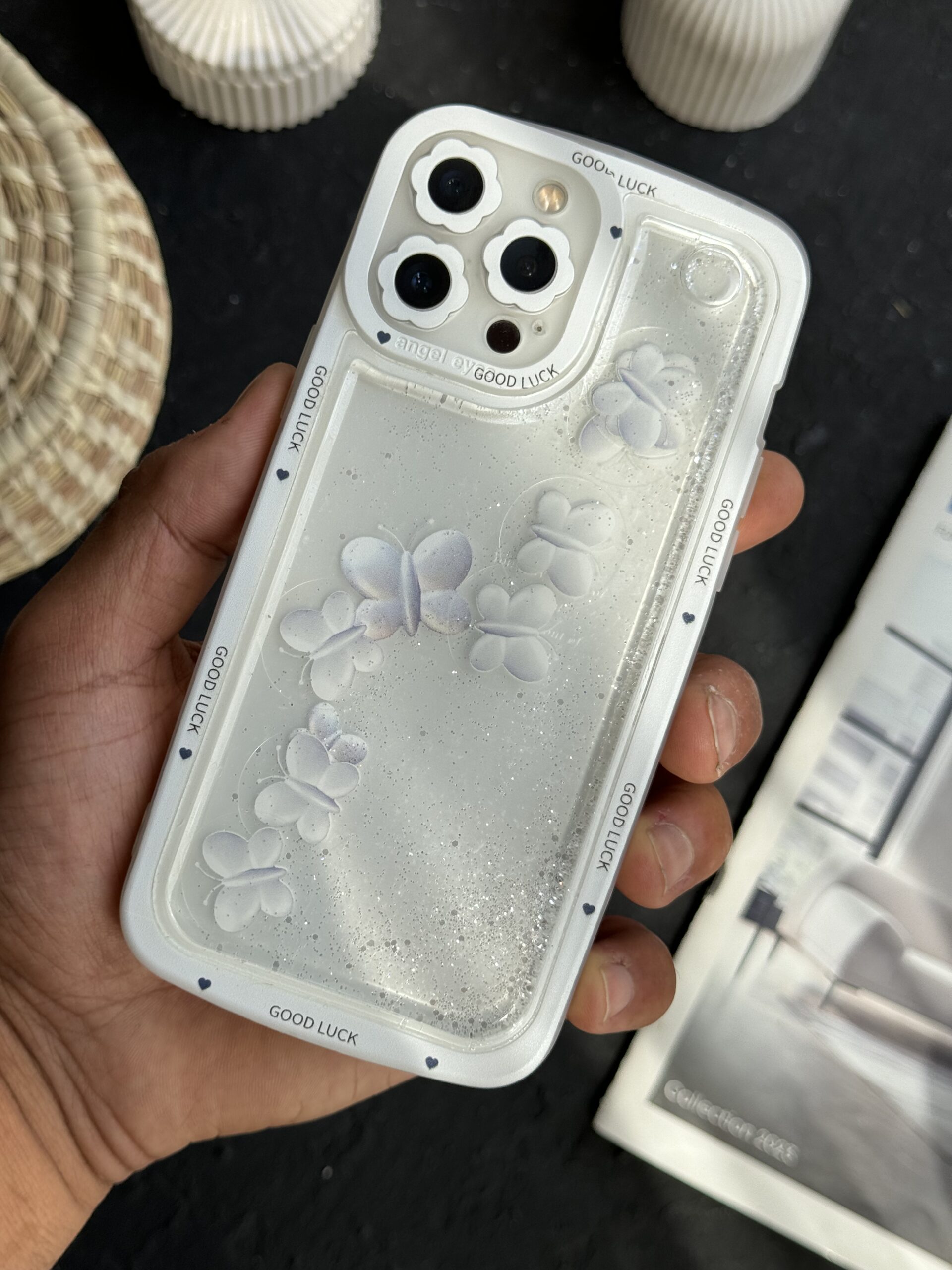 قاب موبایل پروانه متحرک آکواریومی