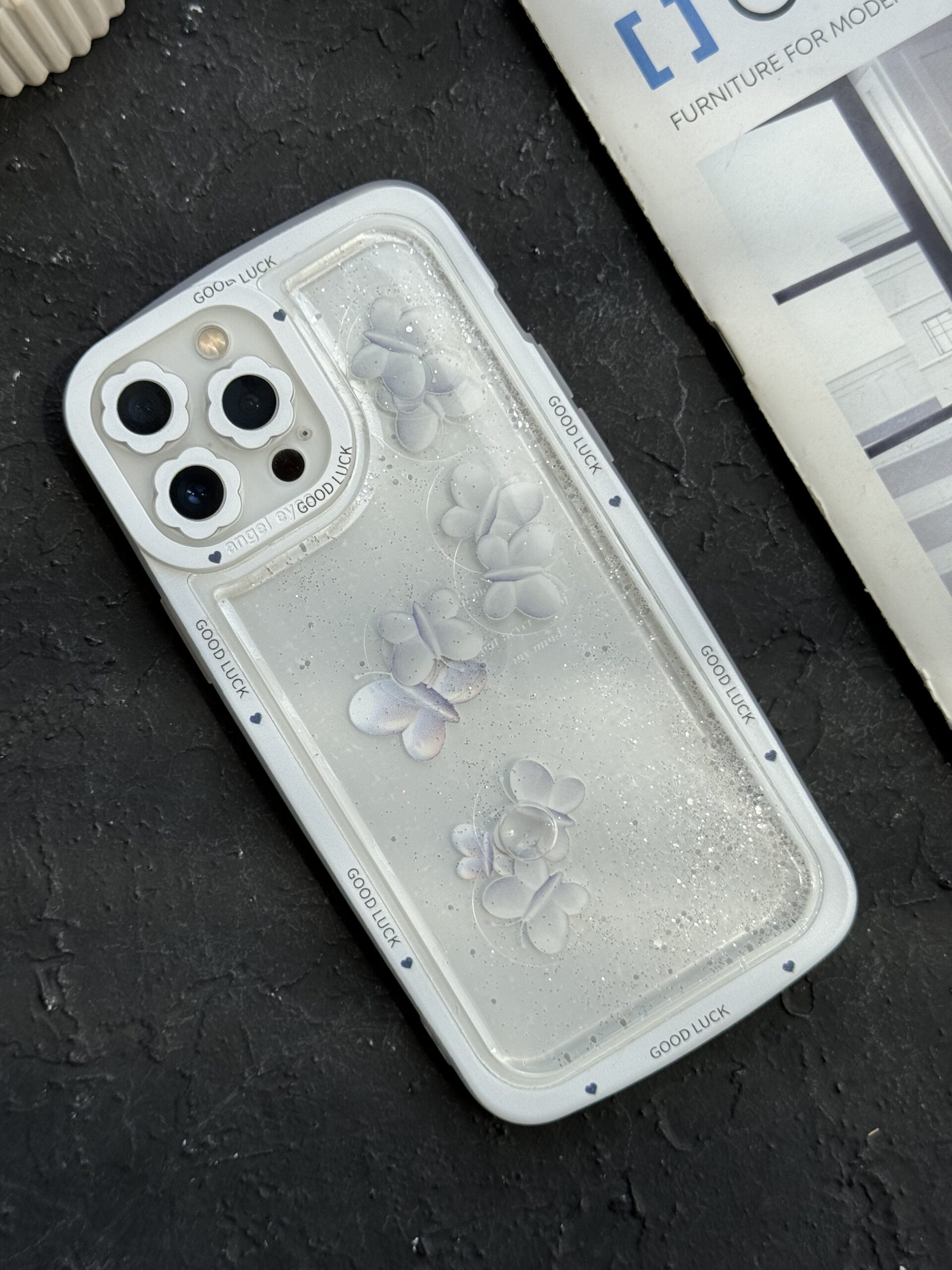 قاب موبایل پروانه متحرک آکواریومی