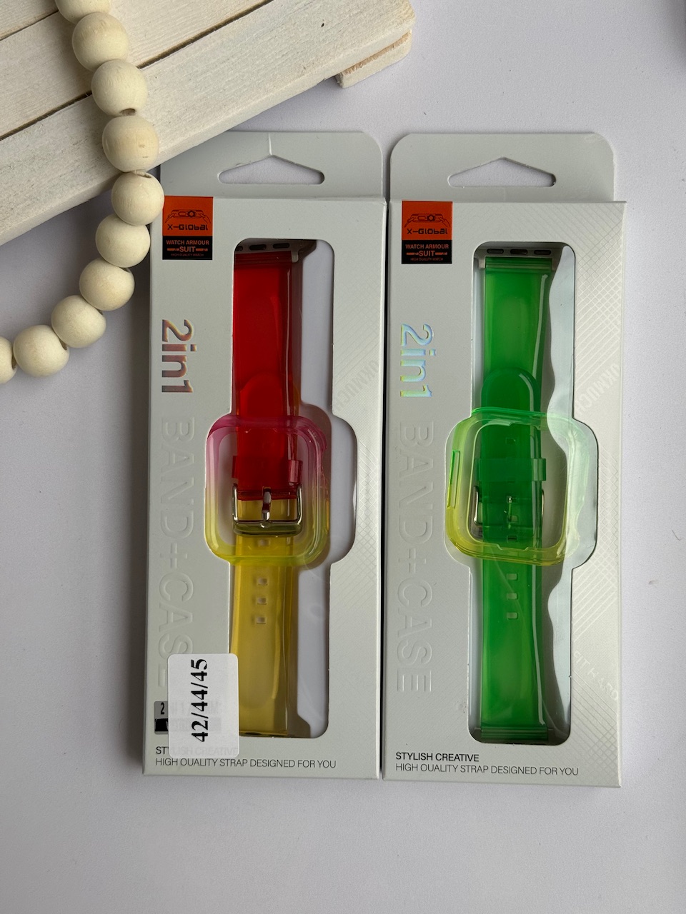 ست بند اپل واچ و گارد ژله ای رنگی