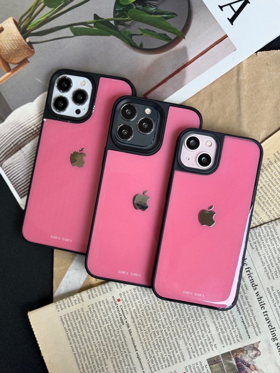 قاب SUNFA صورتی