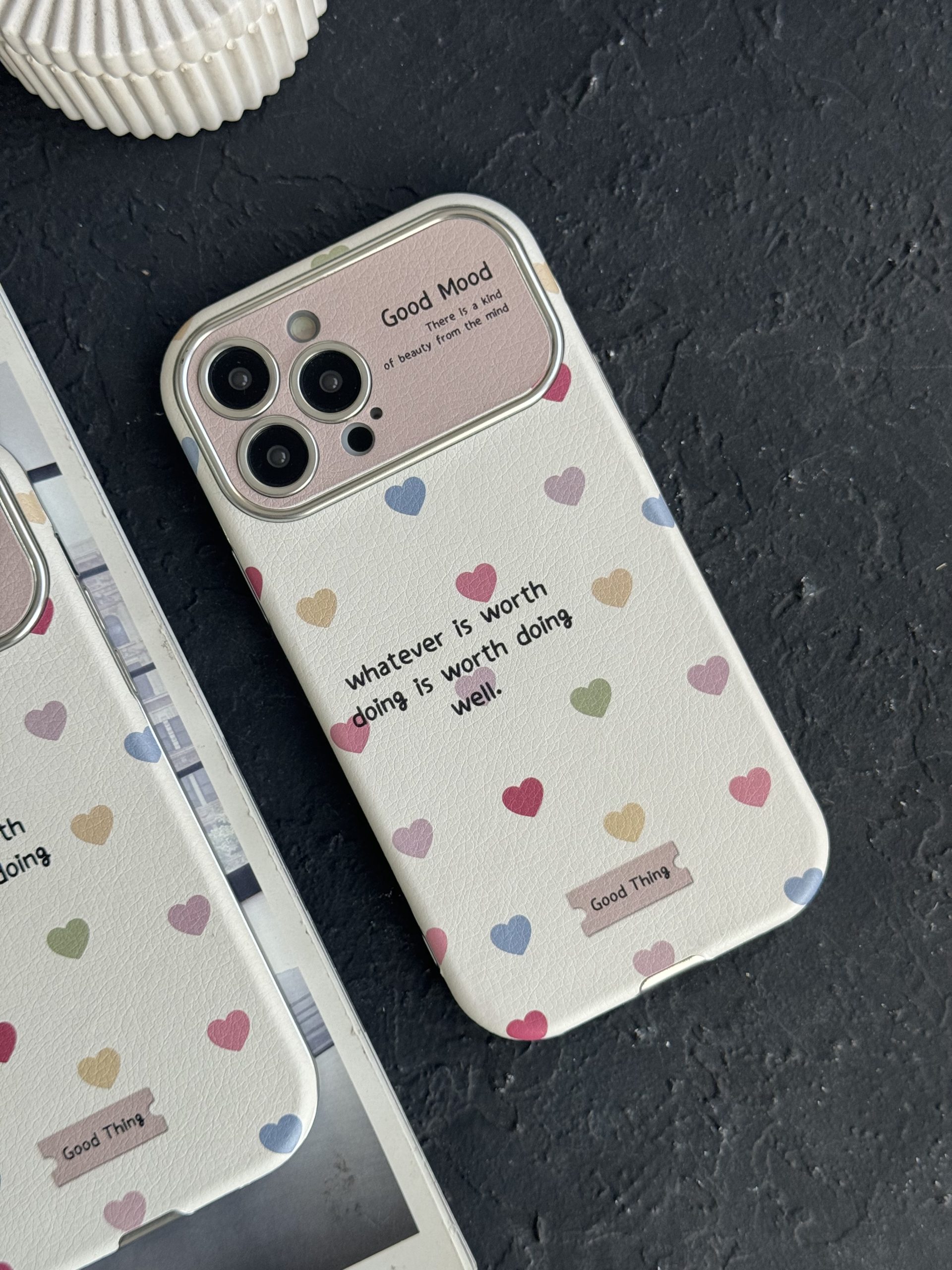 قاب آیفون قلب ریز