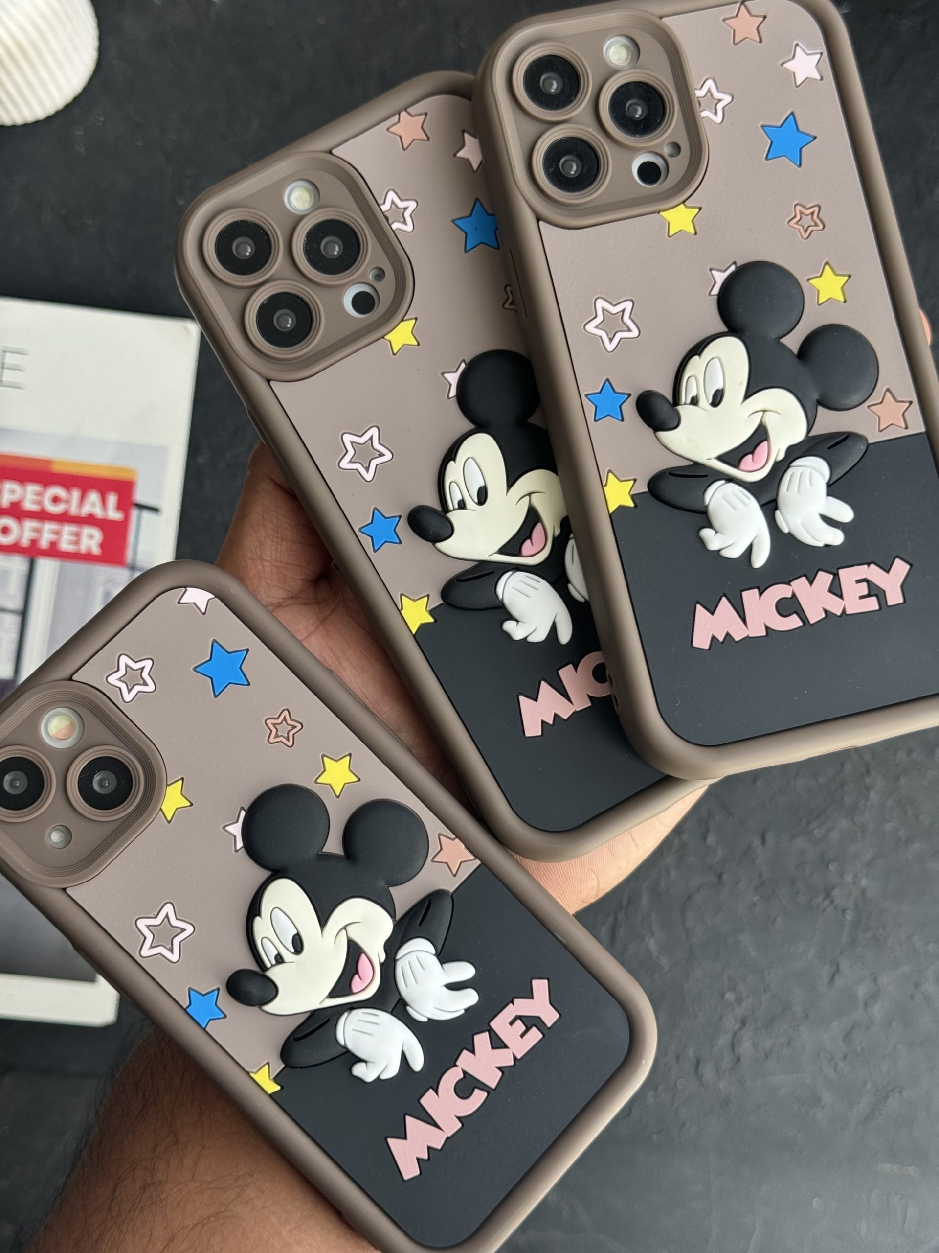 قاب میکی موس برجسته سولید