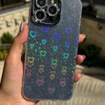 قاب شاینی قلب هولوگرامی لنز اکلیلی