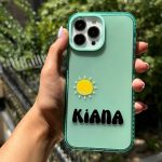 قاب سفارشی اسم چهار رنگ تابستونی با پک CASETiFY (کد 0208)