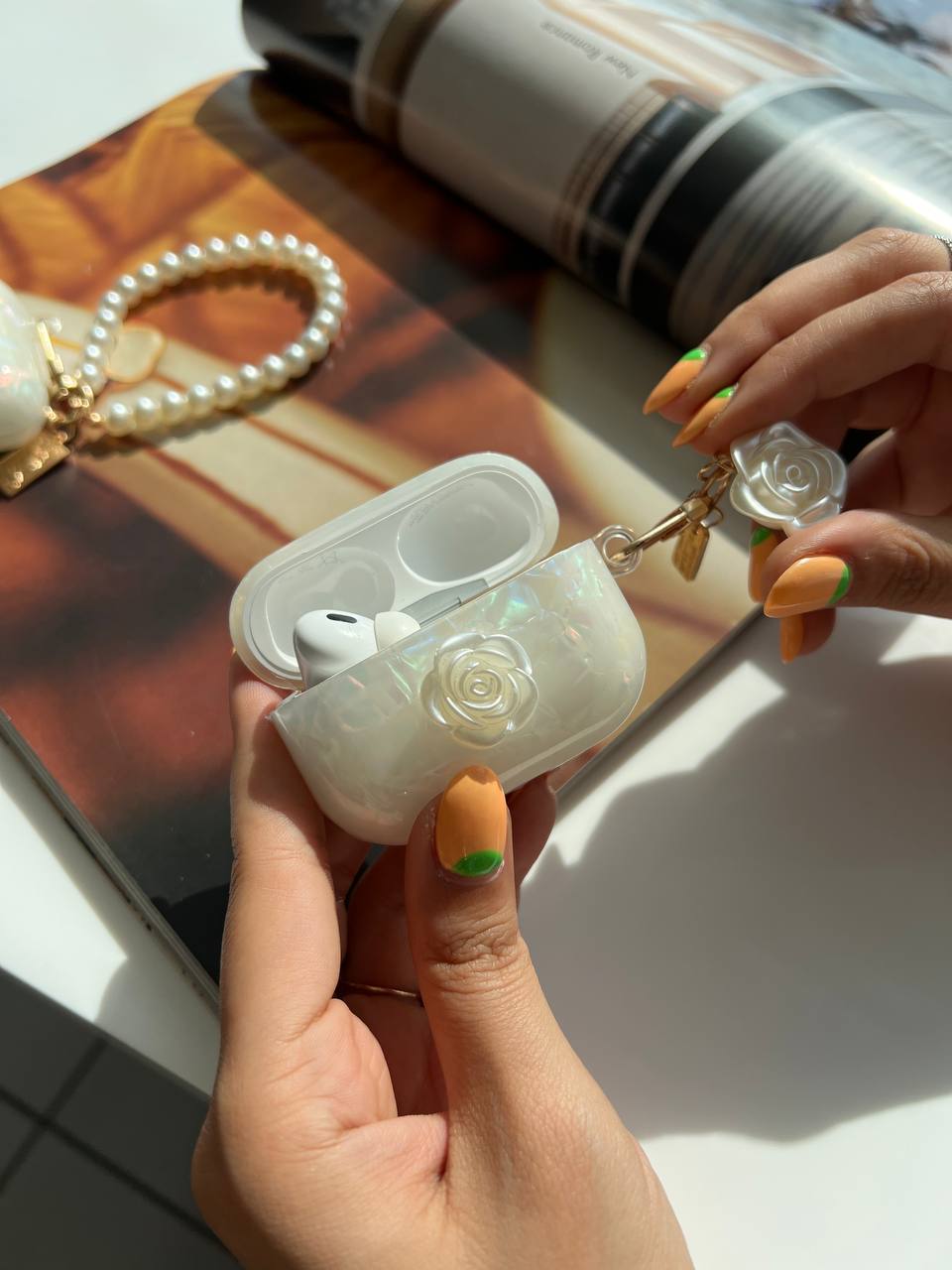 کاور ایرپاد گل صدفی