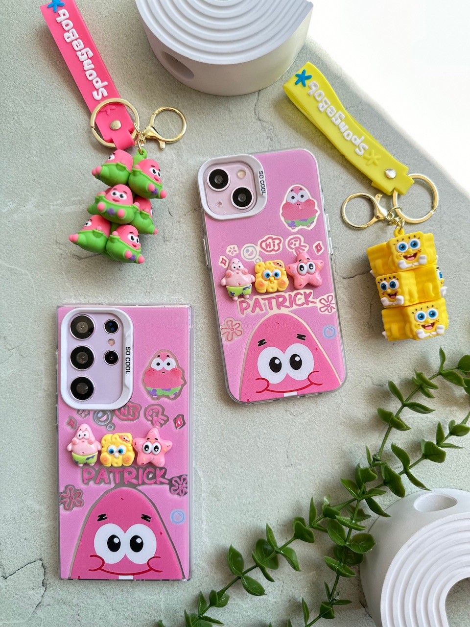 جاکلیدی سیلیکونی خانواده پاتریک و باب اسفنجی