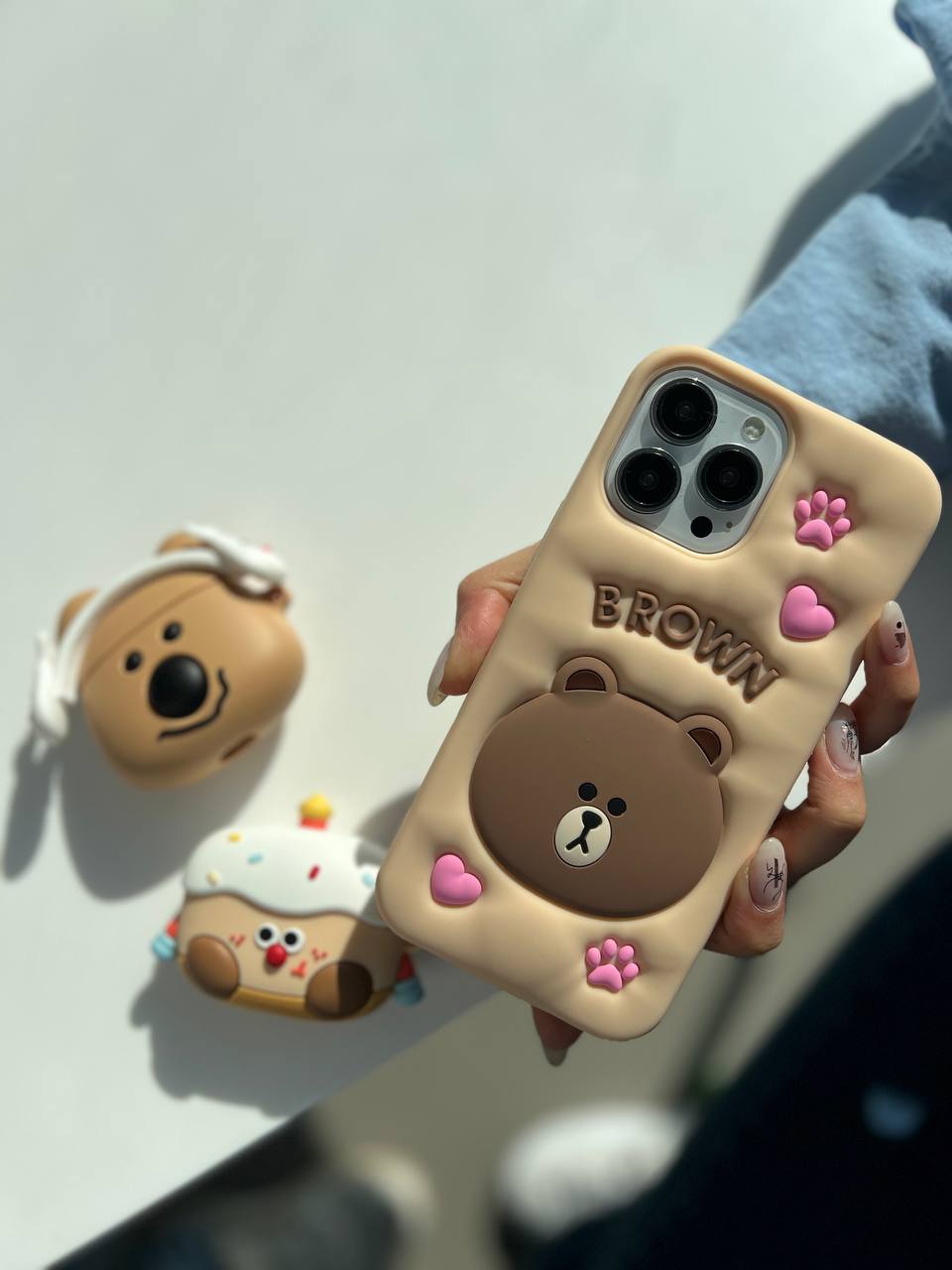 قاب خرس پنجه صورتی