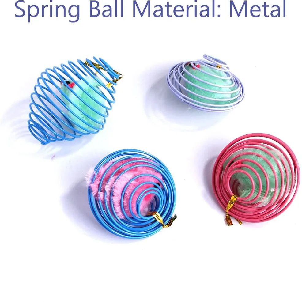 اسباب بازی گربه مدل موش فنر