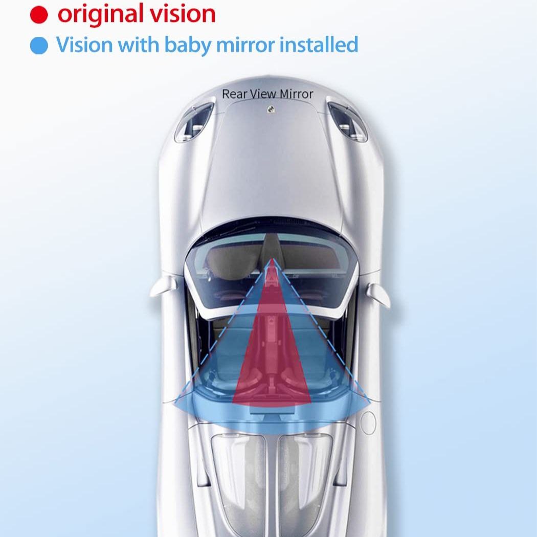 آینه کنترل کودک یا نقطه کور خودرو