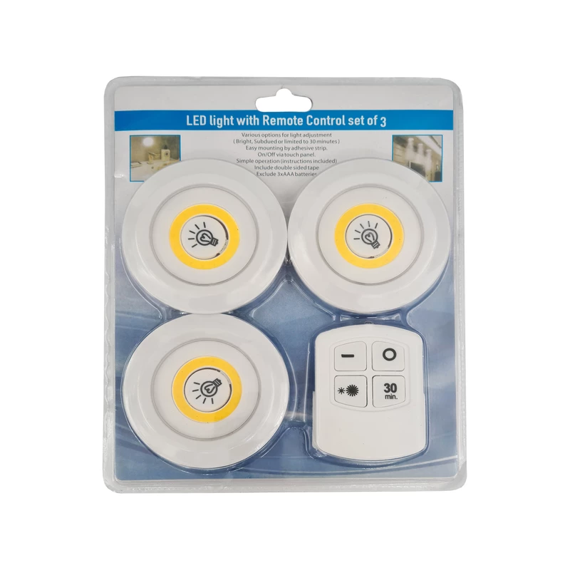 چراغ 3 تایی ریموت دار