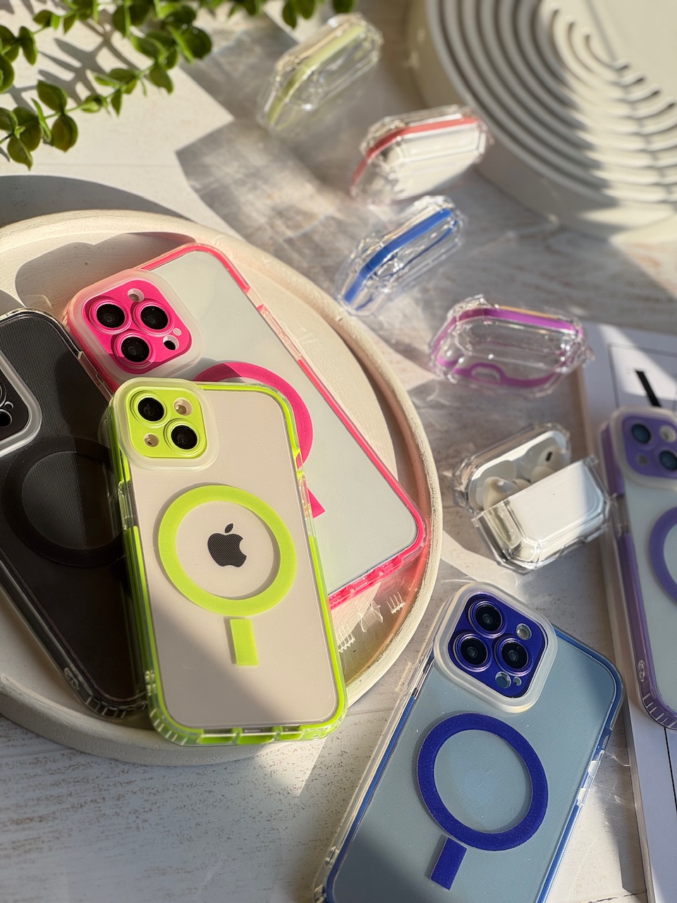 قاب مگ سیف دار رنگی