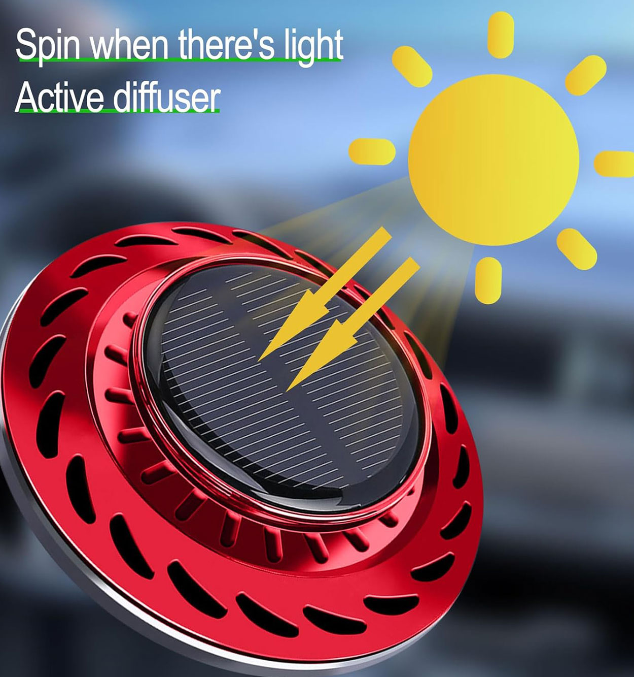 خوشبوکننده خورشیدی ماشین