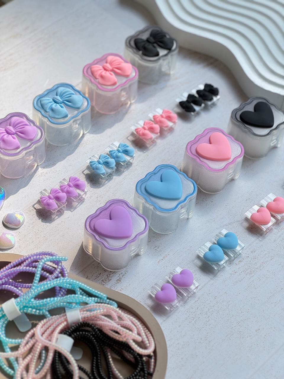 محافظ آداپتور 20 وات قلب و پاپیون رنگی (5تکه)