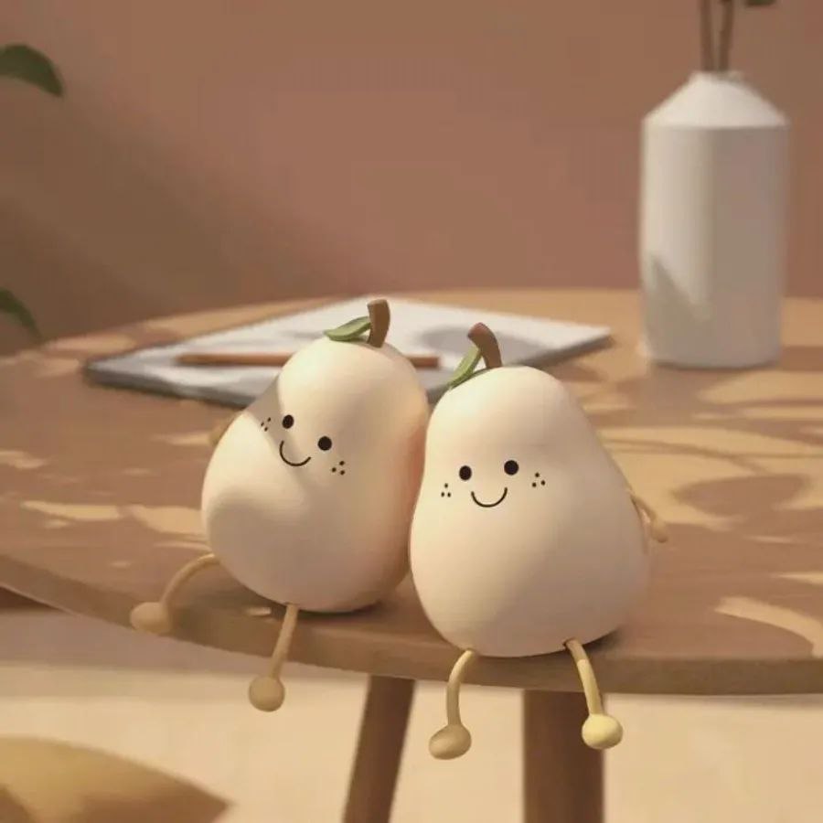 چراغ خواب سیلیکونی گلابی