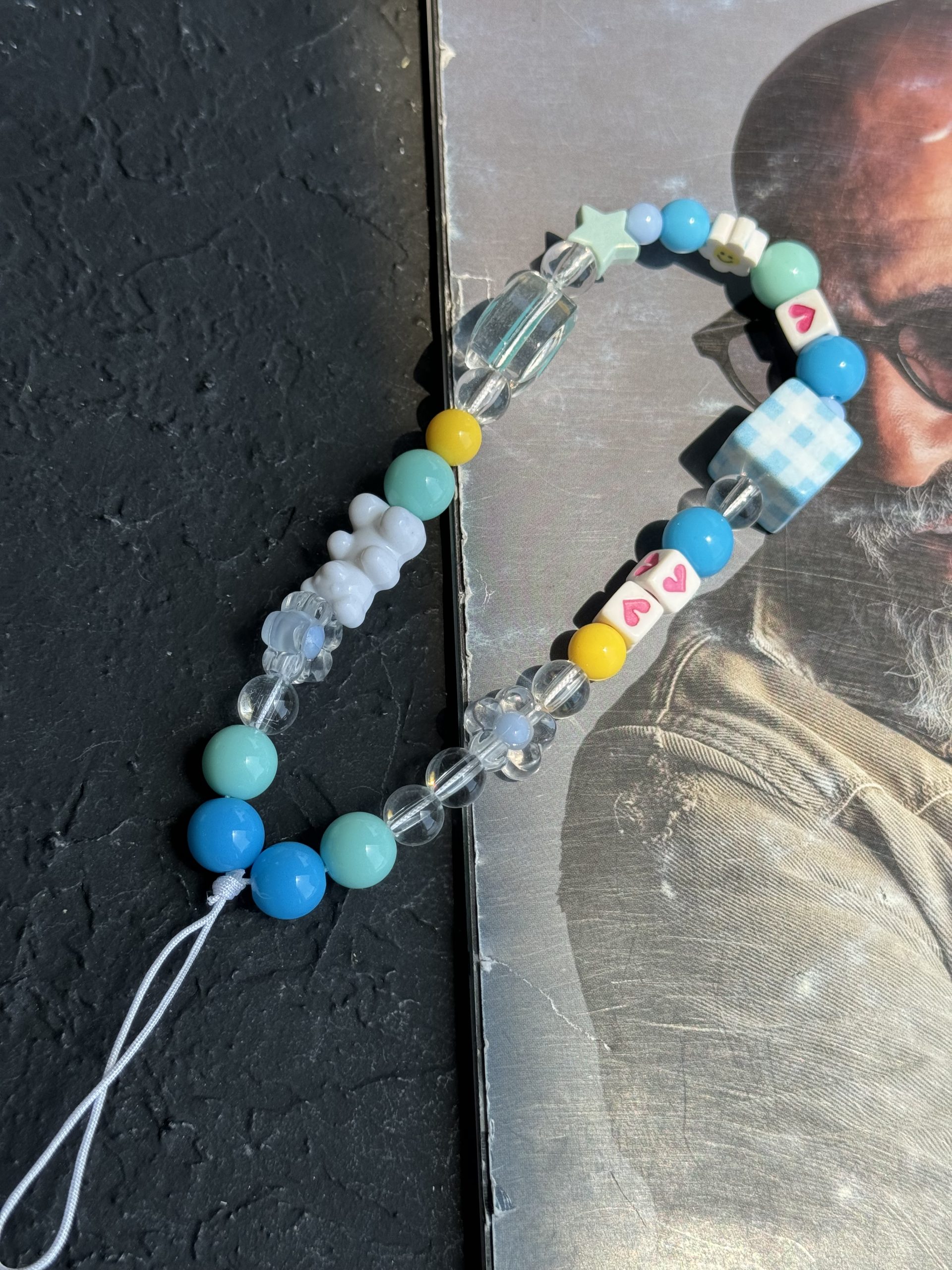 بند آویز تاس و مهره