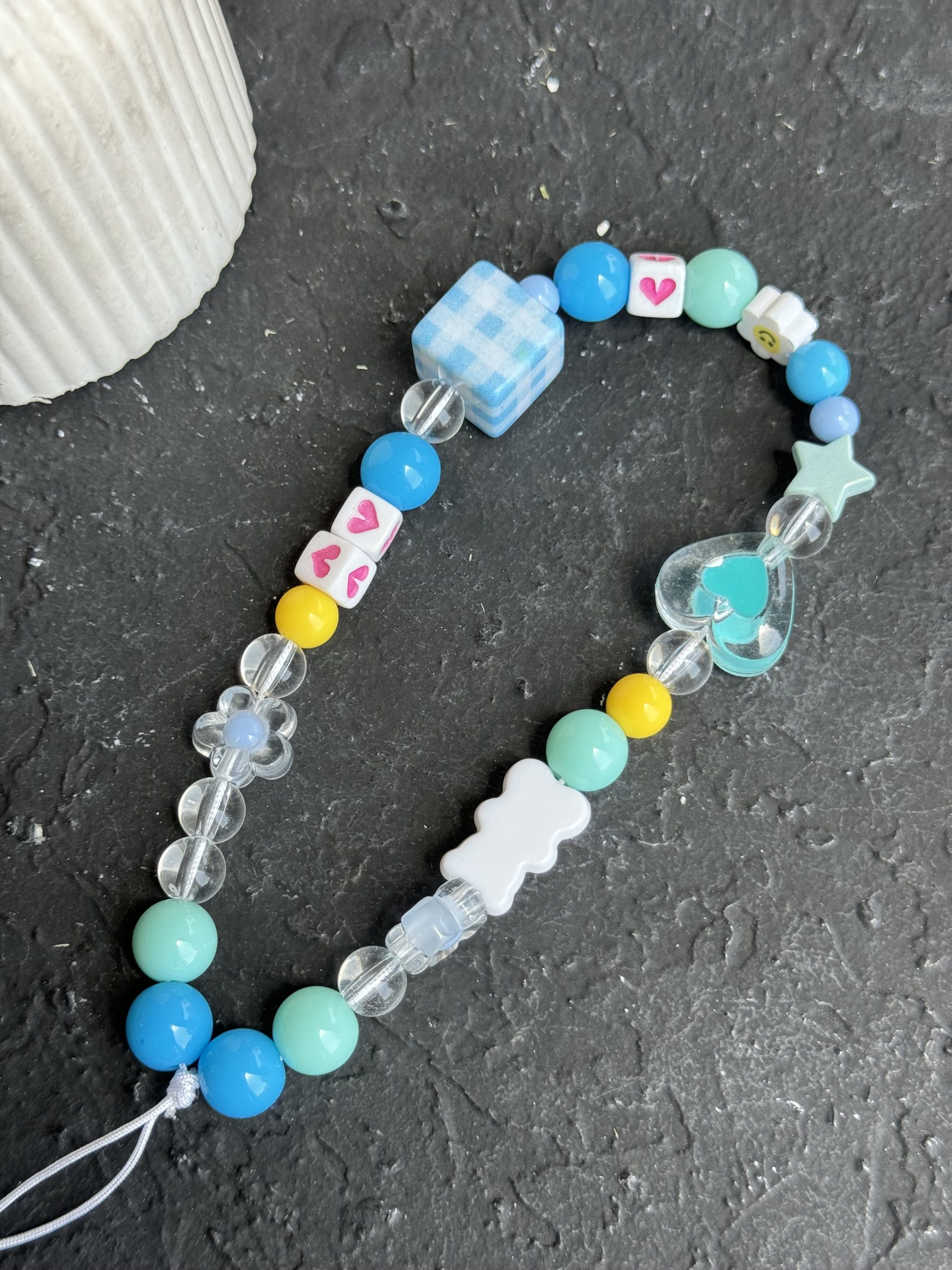 بند آویز تاس و مهره