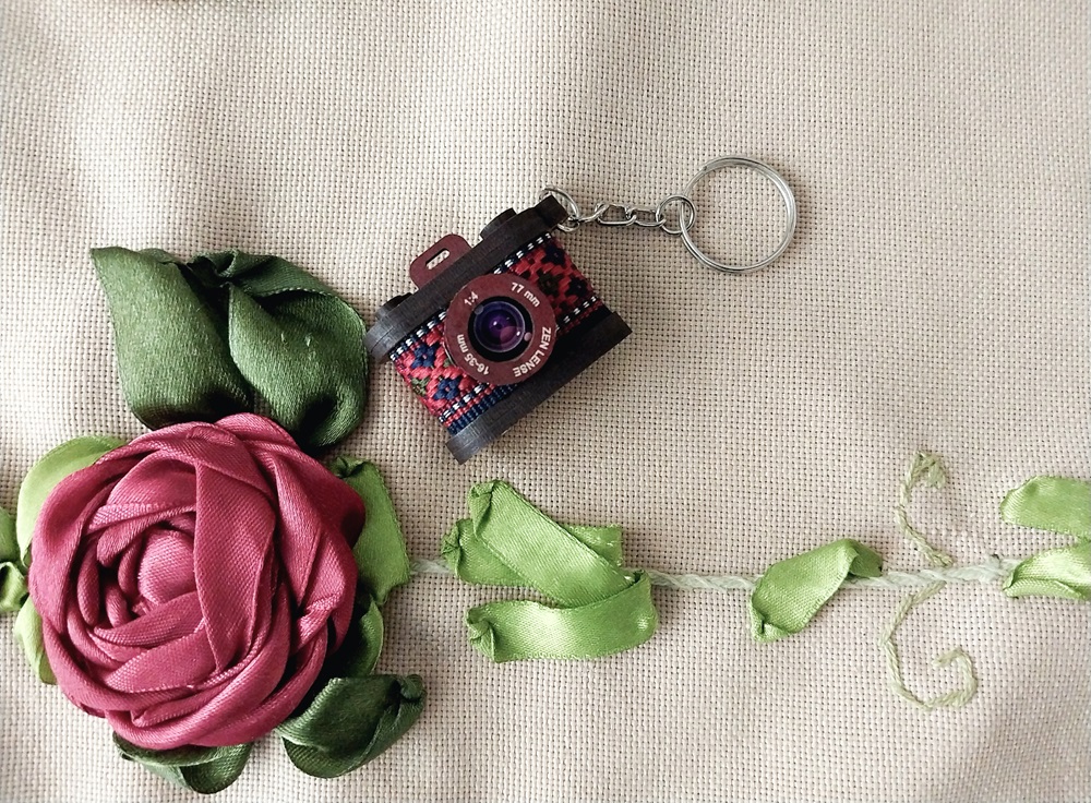 جا کلیدی چوبی طرح دوربین