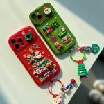 قاب کریسمس آیینه ای همراه با آویز