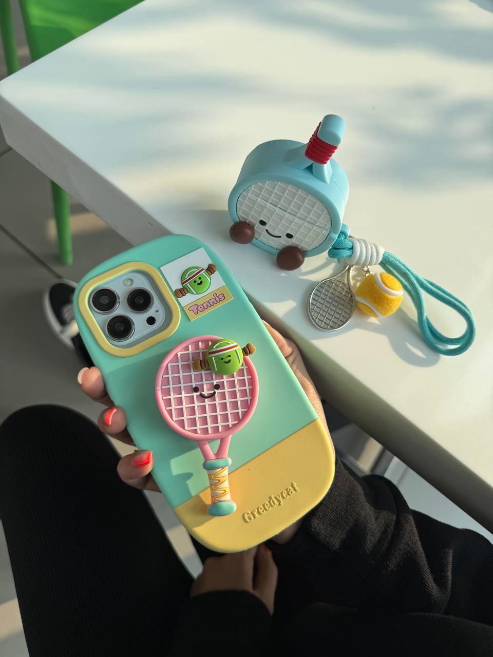 قاب آیفون تنیس پاپ سوکتی