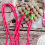 بند کنفی بلند صورتی