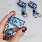 جاکلیدی دوربین عکاسی فلش دار آبی