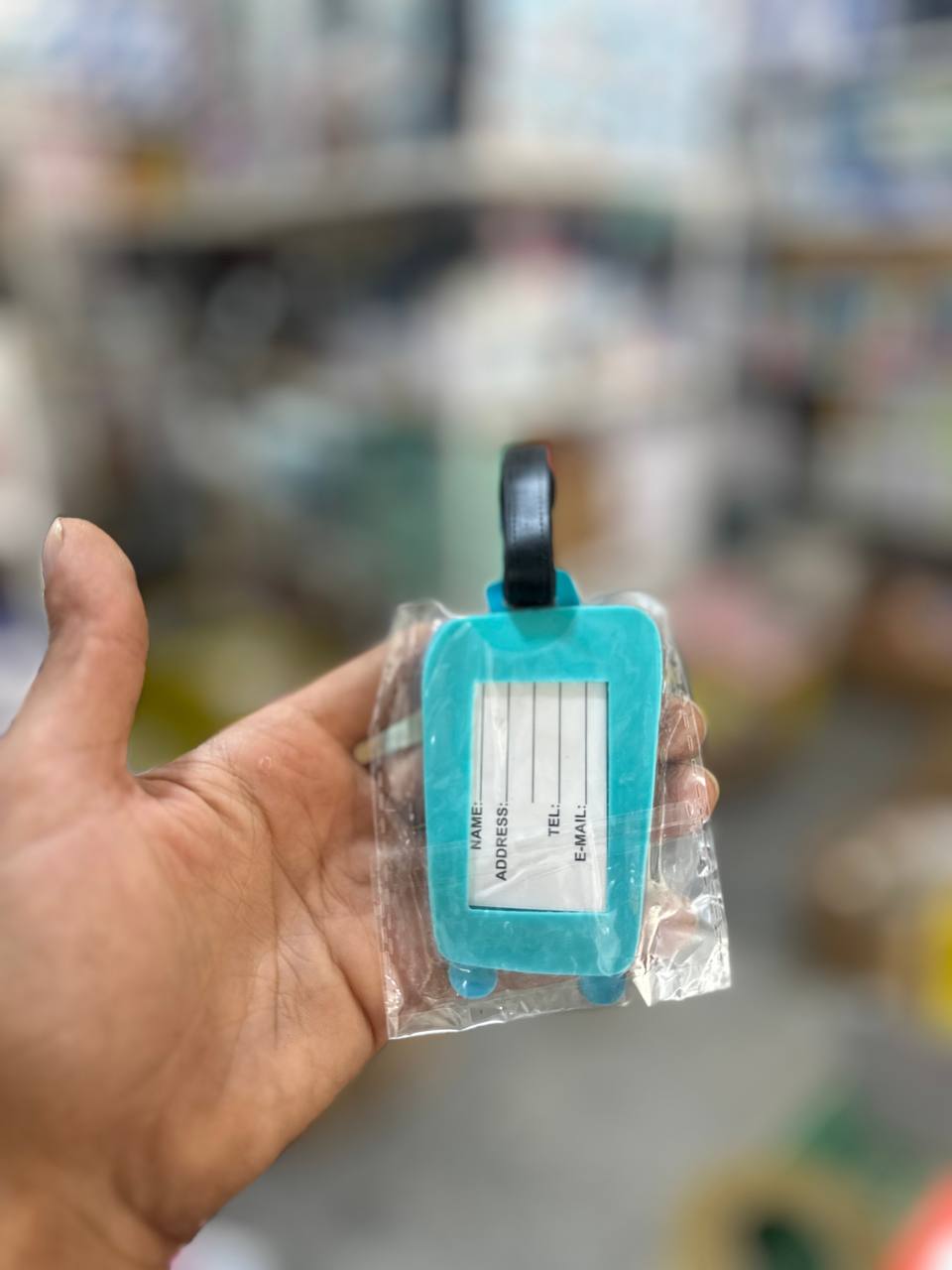 اتیکت سیلیکونی چمدان