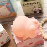 چراغ خواب سیلیکونی خوک صورتی