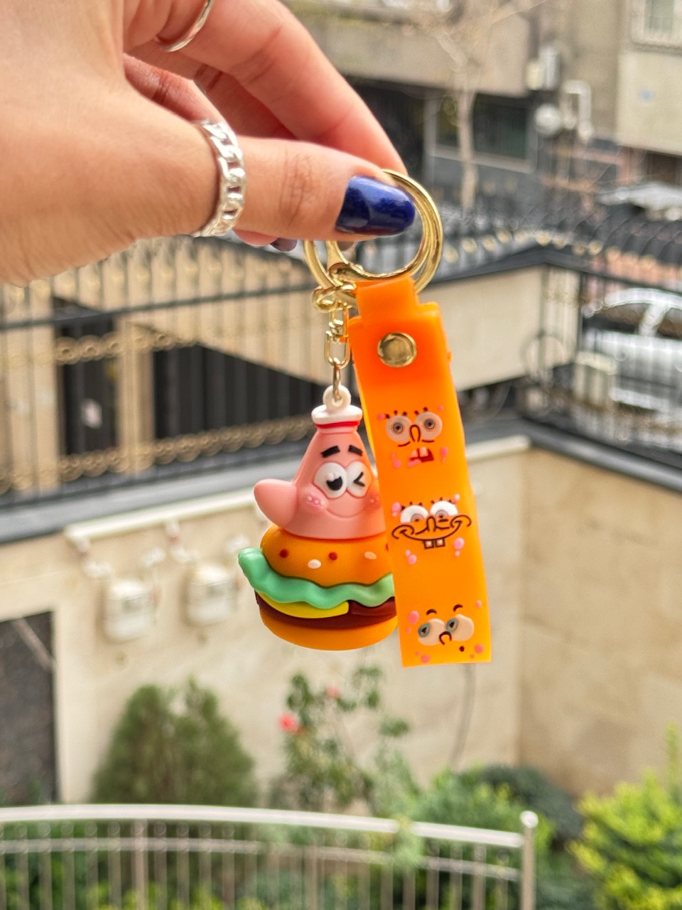 جا کلیدی سیلیکونی پاتریک همبرگری