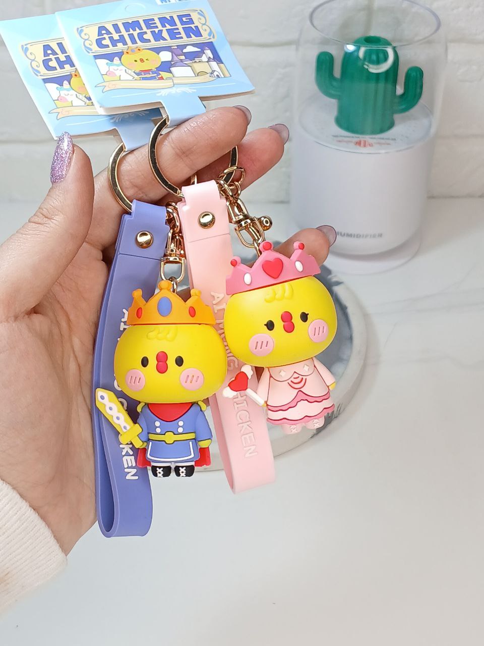 جاکلیدی جفتی جوجه سیلیکونی