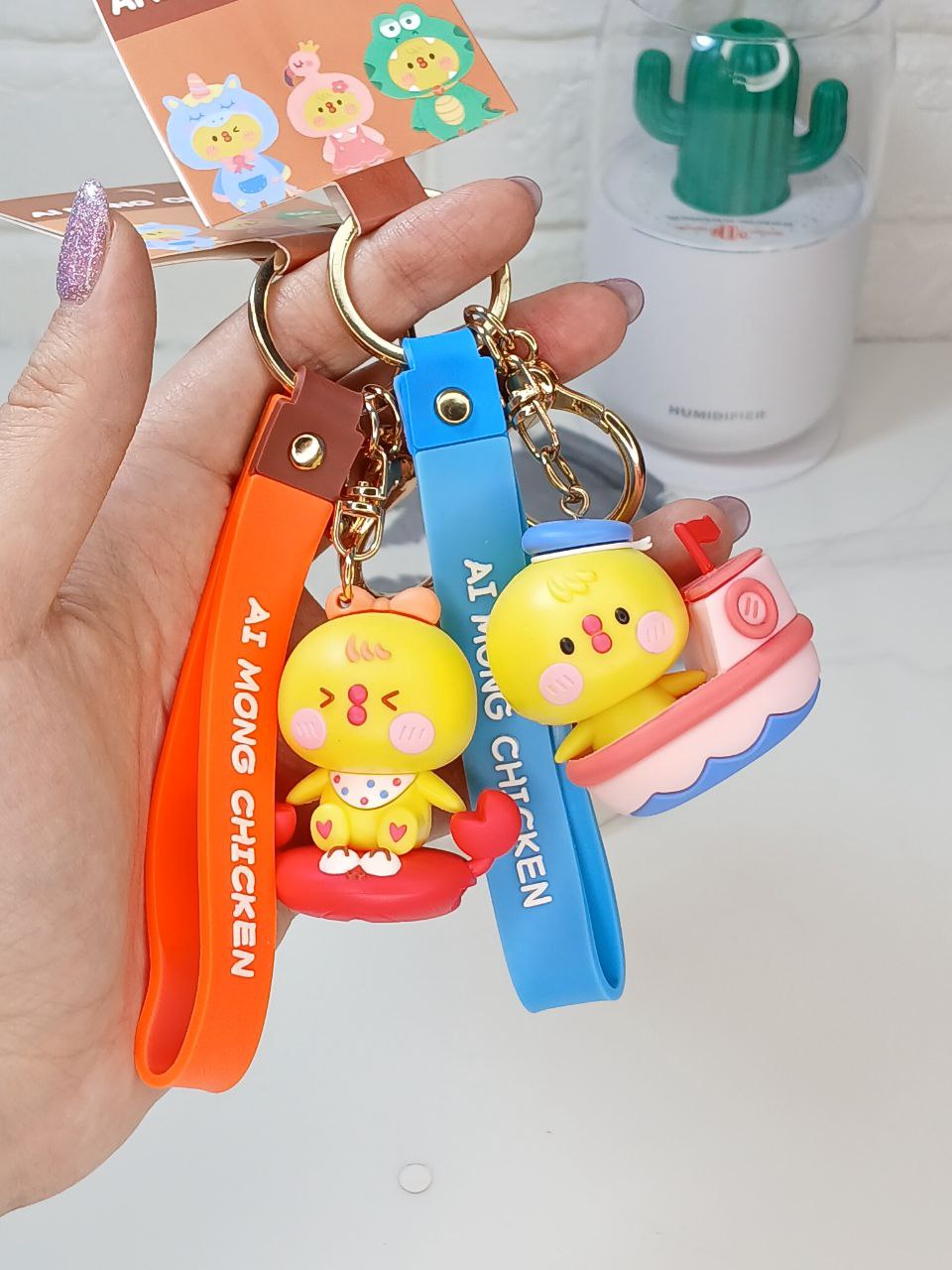 جاکلیدی جفتی جوجه سیلیکونی