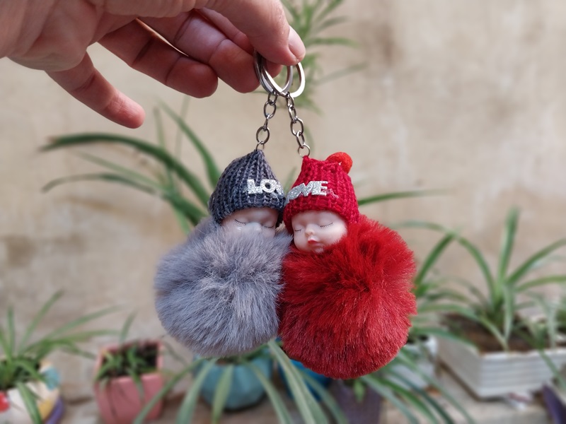 جاکلیدی آویز نوزاد پشمی