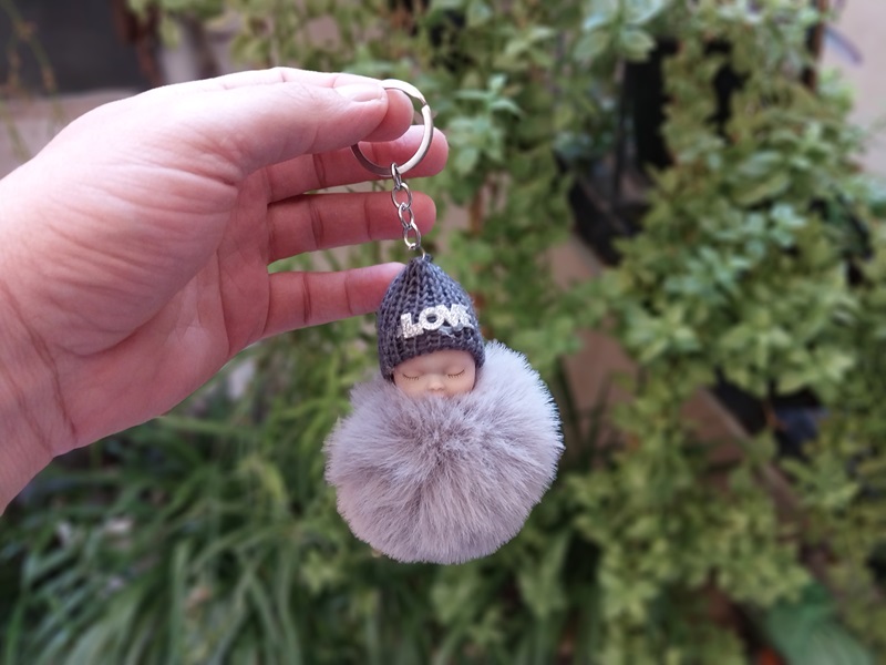 جاکلیدی آویز نوزاد پشمی