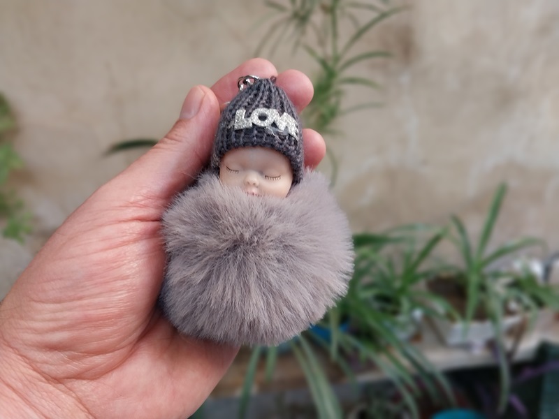 جاکلیدی آویز نوزاد پشمی