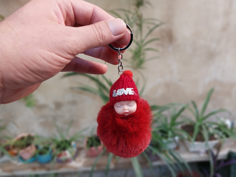 جاکلیدی آویز نوزاد پشمی