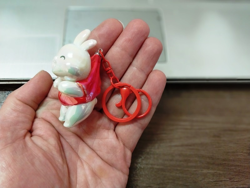 جاکلیدی آویز خرگوش آویزان