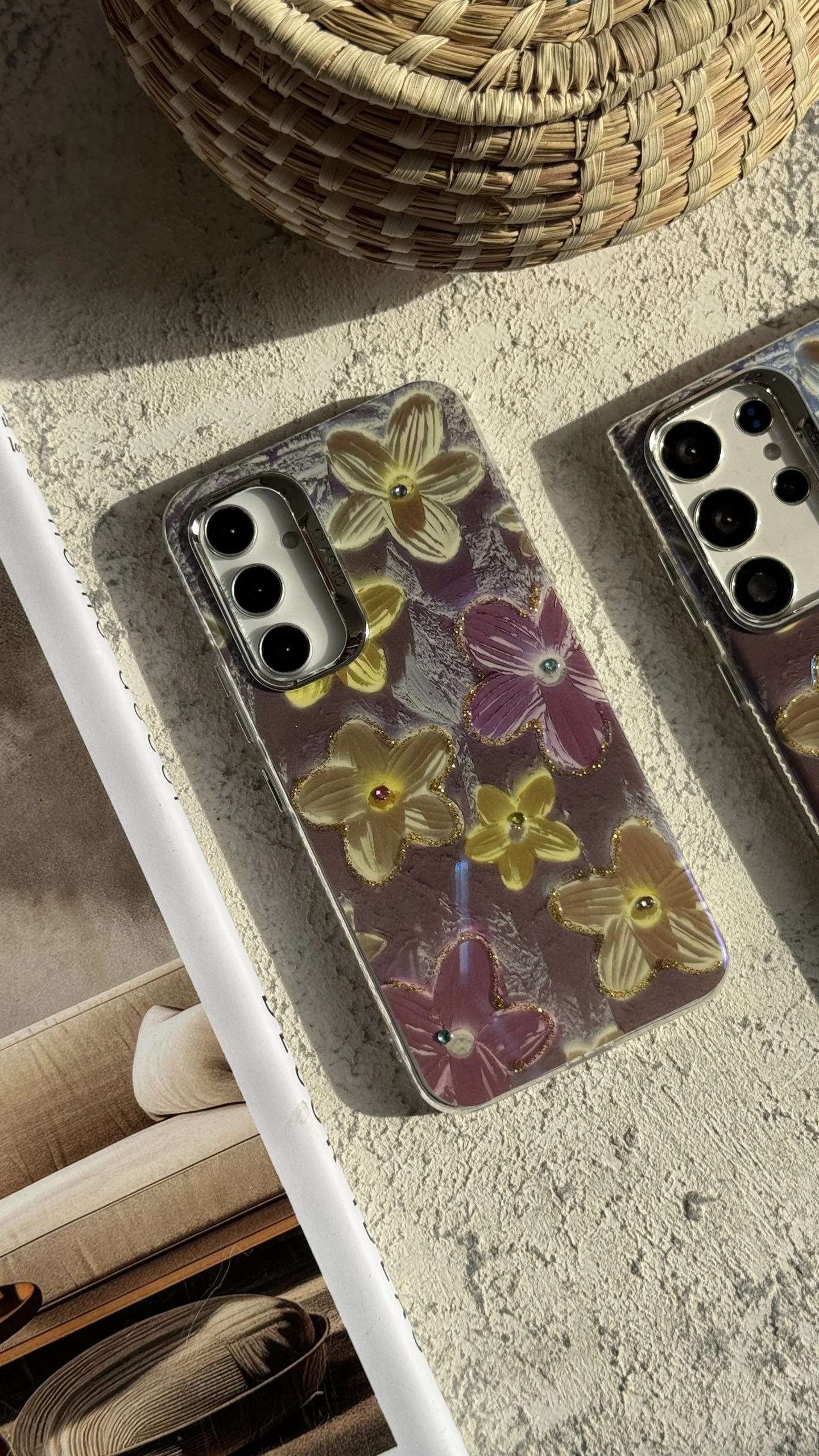 قاب سامسونگ پرپل فلاورز