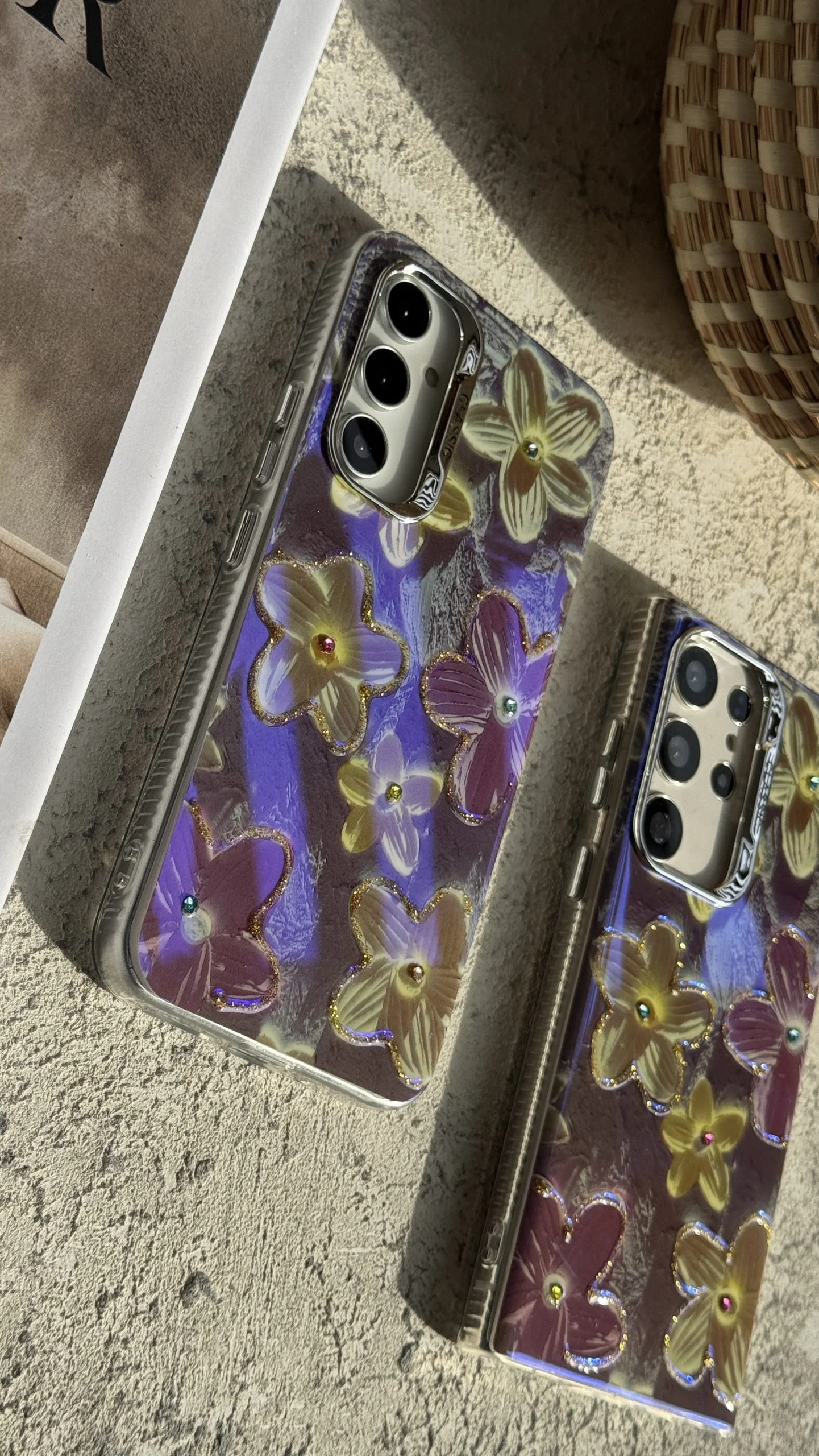 قاب سامسونگ پرپل فلاورز