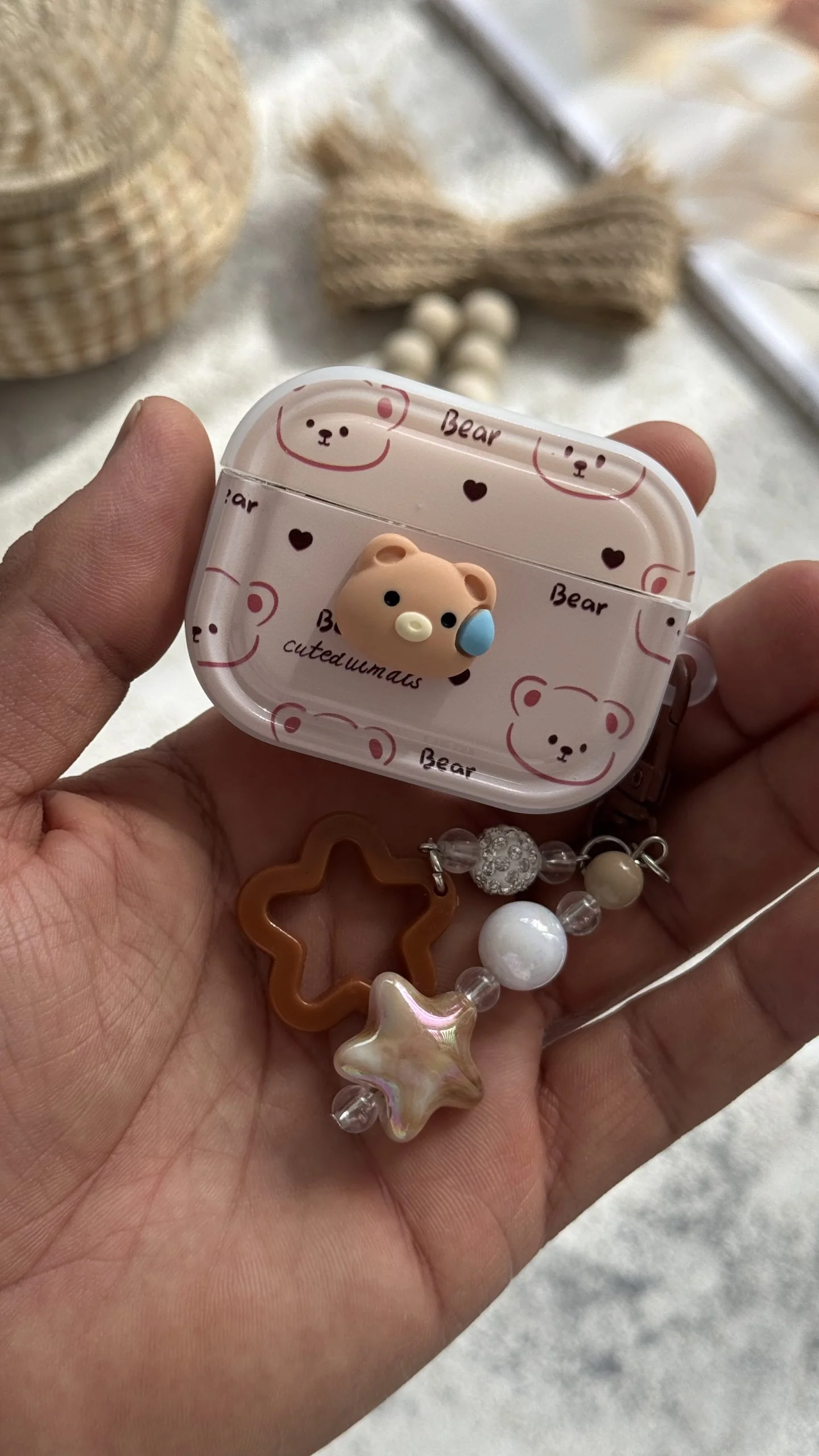 کاور ایرپاد خرس قهوه ای