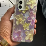 قاب موبایل پرپل فلاورز
