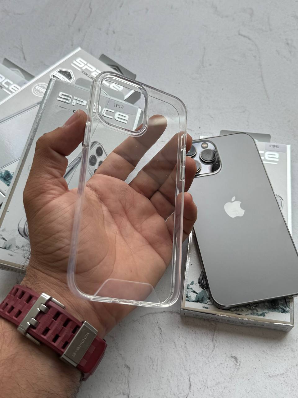 قاب space شفاف