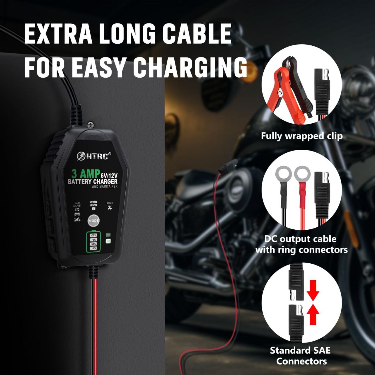 شارژر باتری خودرو و موتورسیکلت