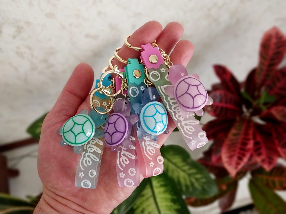 جاکلیدی رزینی طرح لاک پشت