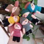 جاکلیدی آویز عروسک روسی پسر